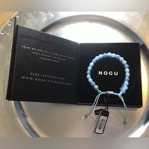 💙🩵 Azure x Ultramarine Lumos Ceramic Vitality Macrame Bracelet 🩵💙